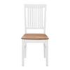 STOLSET ANTALIA - vit/naturfärgad, Modern, trä (44/98/59cm) - Bessagi Home