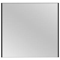 LUSTRO ŚCIENNE EDRA - czarny, Konventionell, materiał drewnopochodny/szkło (87,6/82,4/2cm) - Voleo