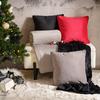 PRYDNADSKUDDE VIOLA - röd, Klassisk, textil (45/45cm) - Premium Living