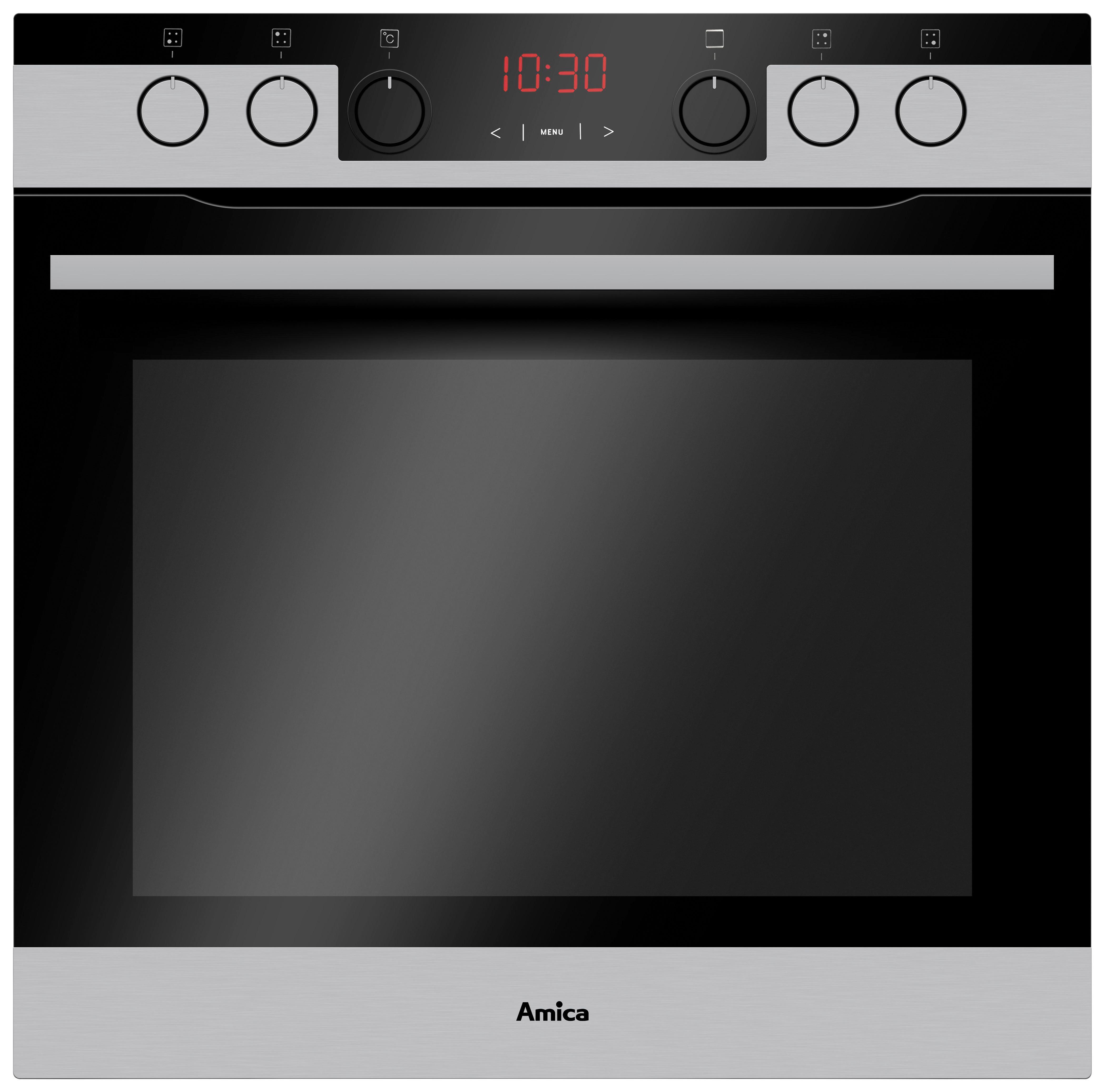Herdset EHCX933600E - Edelstahlfarben (60cm) - Amica