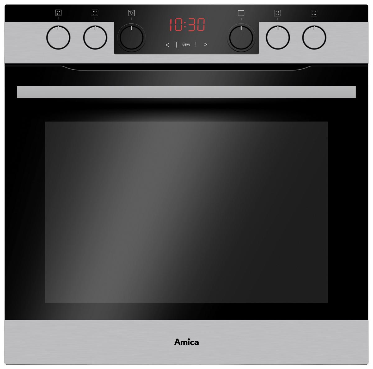 Herdset EHCX933600E - Edelstahlfarben (60cm) - Amica