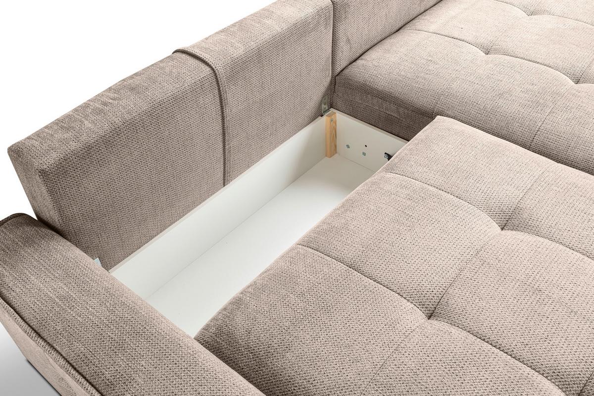 COLțAR ATHOS - bej/cappuccino, Modern, textil (292/73-97/190cm) - Modern Living