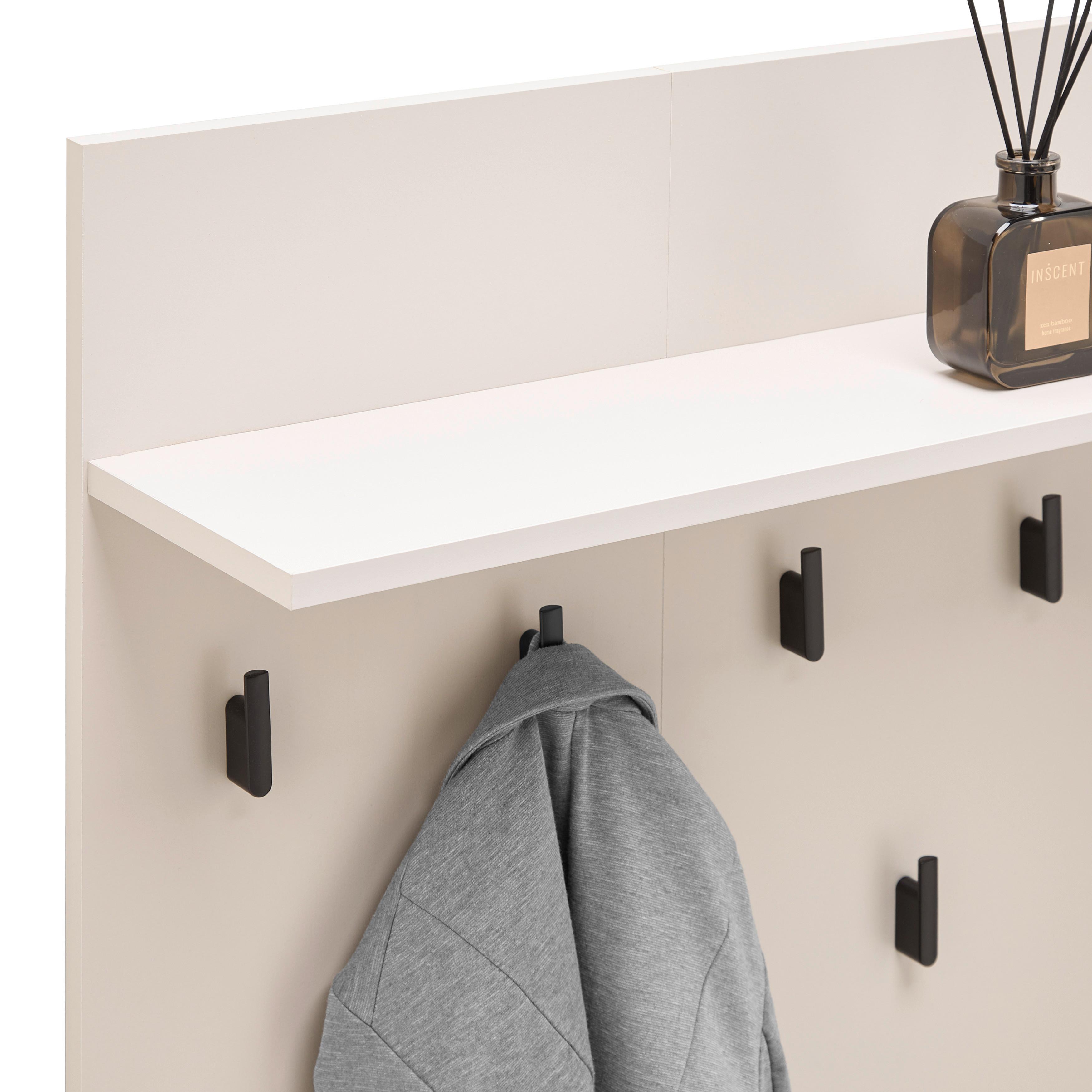 Garderobenpaneel Arran Kaschmirfarben - Kaschmir, MODERN, Holzwerkstoff (63/115/20cm) - Mömax