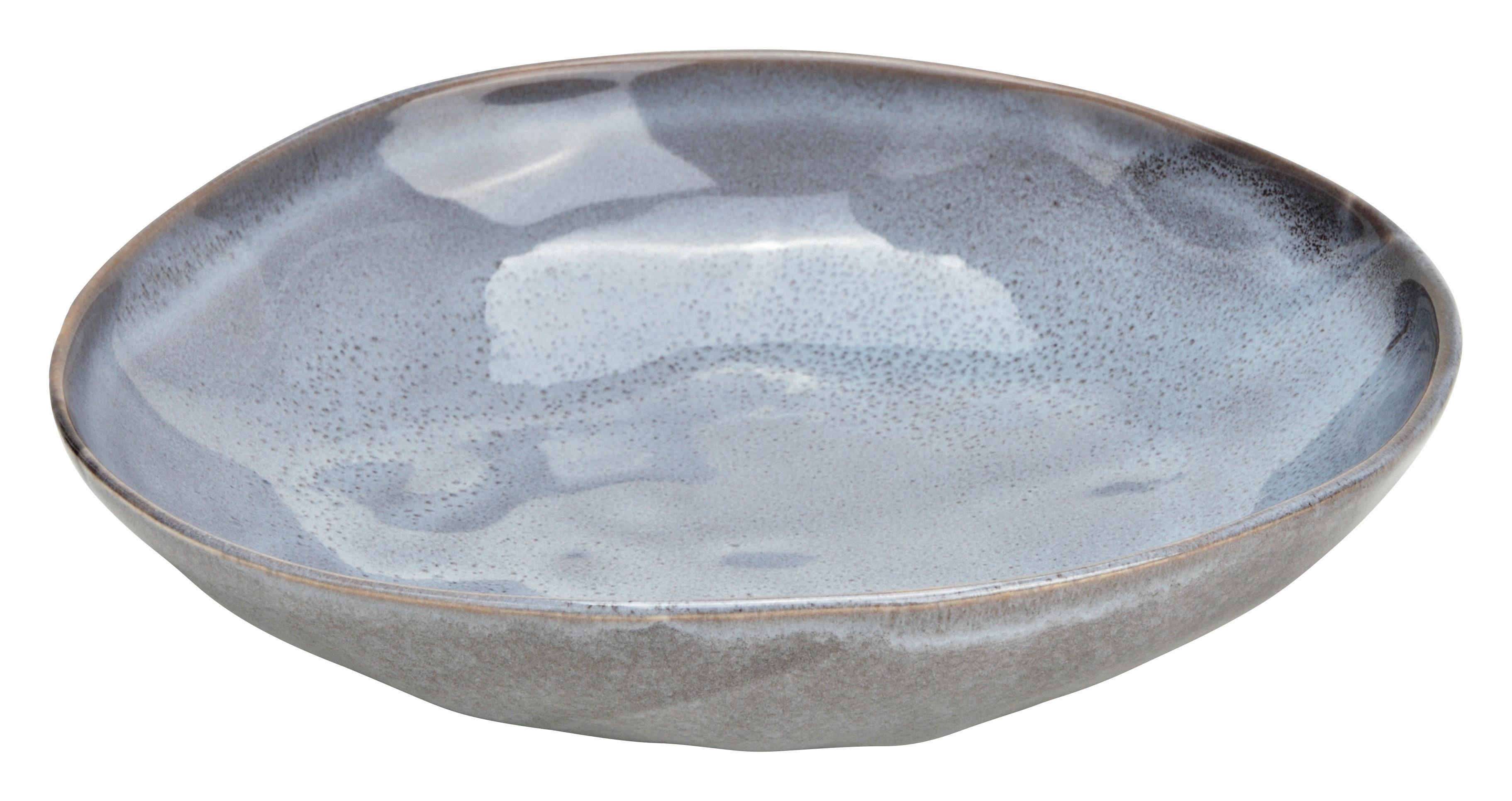 KOMPLET TALERZY DO ZUPY 10033086 - szary, Basics, ceramika (21cm)