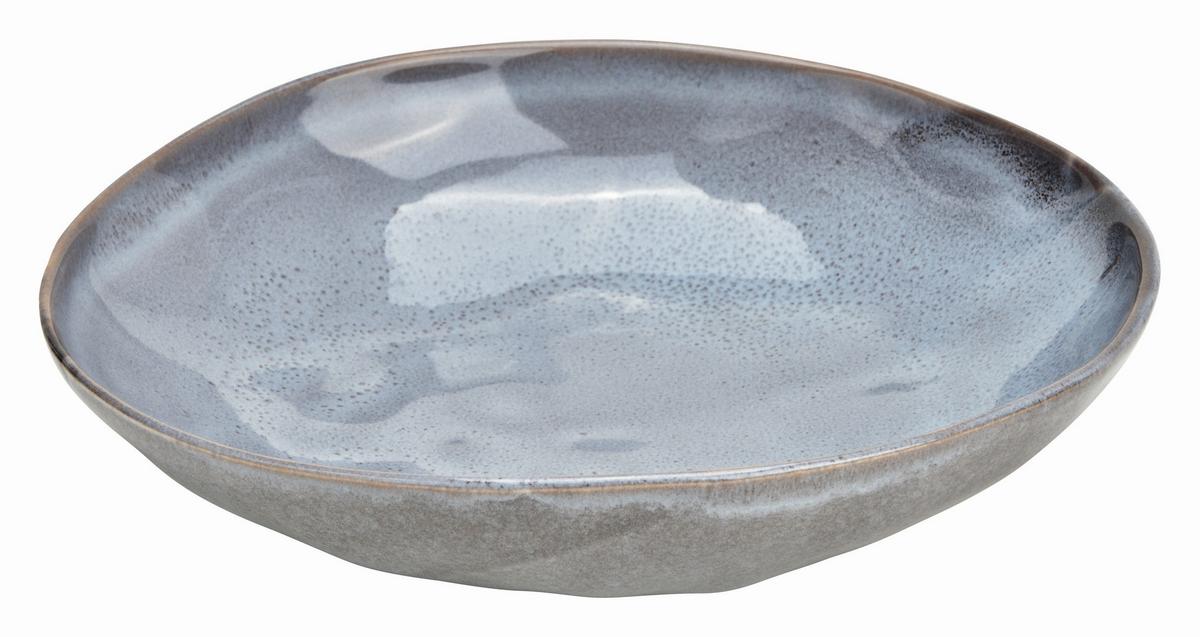 KOMPLET TALERZY DO ZUPY 10033086 - szary, Basics, ceramika (21cm)