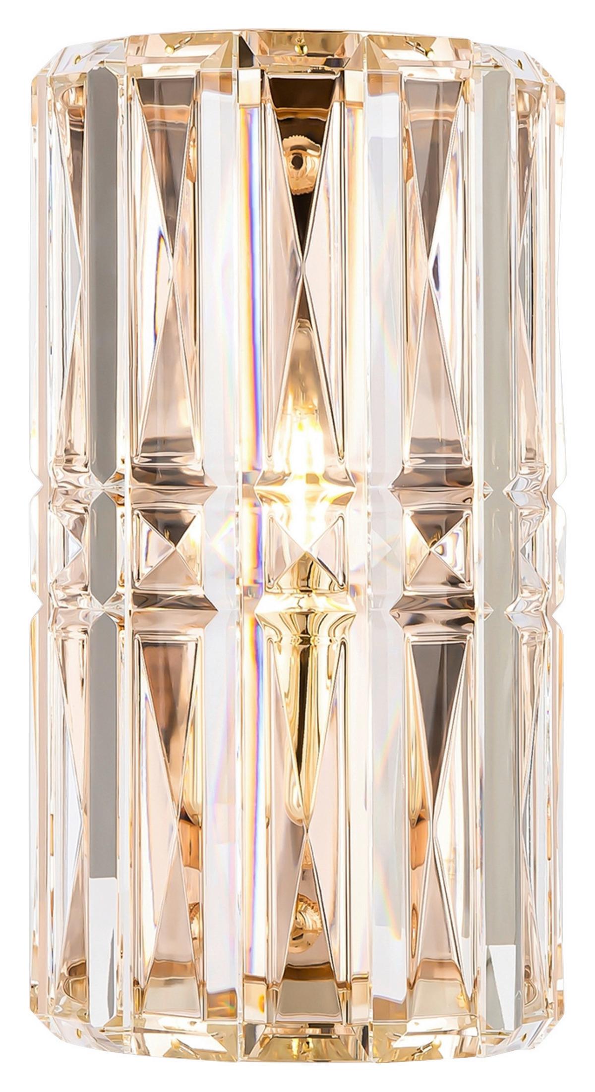 Wandleuchte Facet Goldfarben max. 60 Watt - Goldfarben, Basics, Glas/Metall (13/25/10cm) - MAYTONI