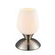 Tischleuchte Cup, max. 40 Watt - Weiß, MODERN, Glas/Metall (12,5/22,6cm) - MÖMAX modern living