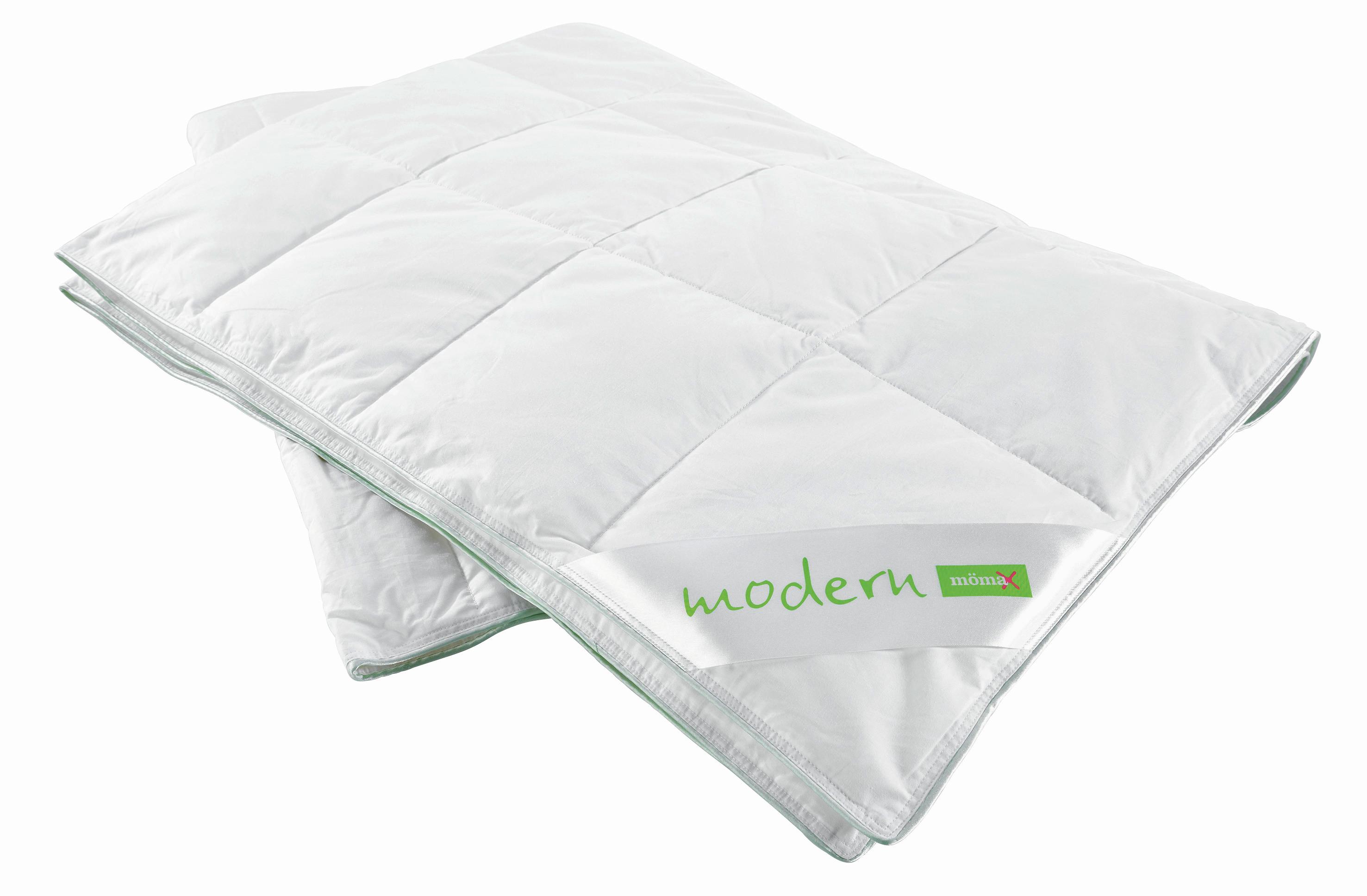 Daunendecke Modern Leicht ca. 135x200cm - Weiß, Textil (135-140/200cm) - Nadana