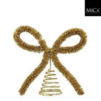 Konica Za Božično Jelko Gold Bow - Moderno (20/7/21cm) - Mömax
