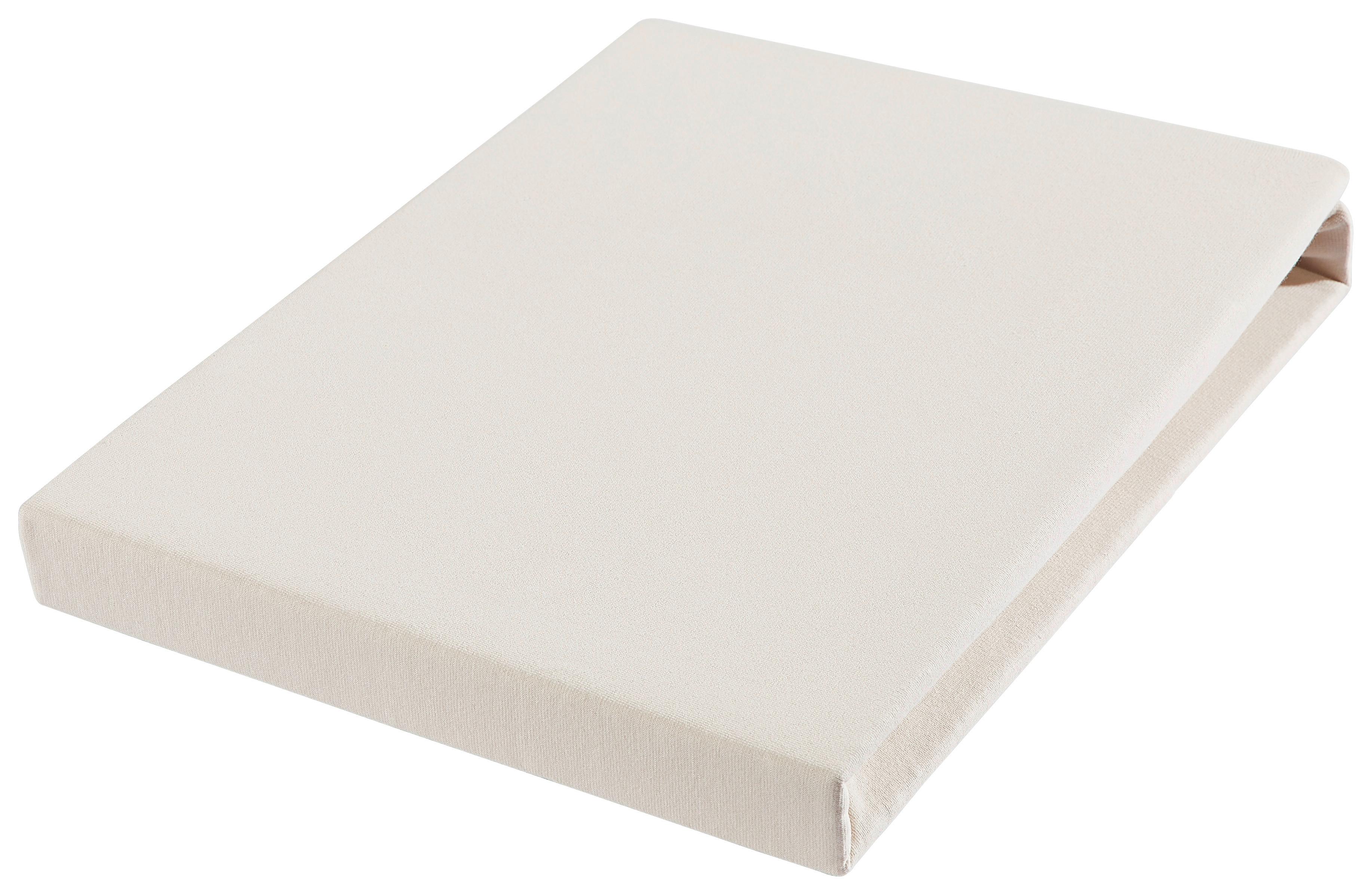 PRZEŚCIERADŁO Z GUMKĄ FLORENZ - kolor naturalny, Basics, tkanina (140-160/200-220cm) - Novel