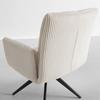 STOL MED ARMSTÖD ROSALIA - beige/svart, Modern, metall/trä (65/87,5/61,5cm) - Bessagi Home