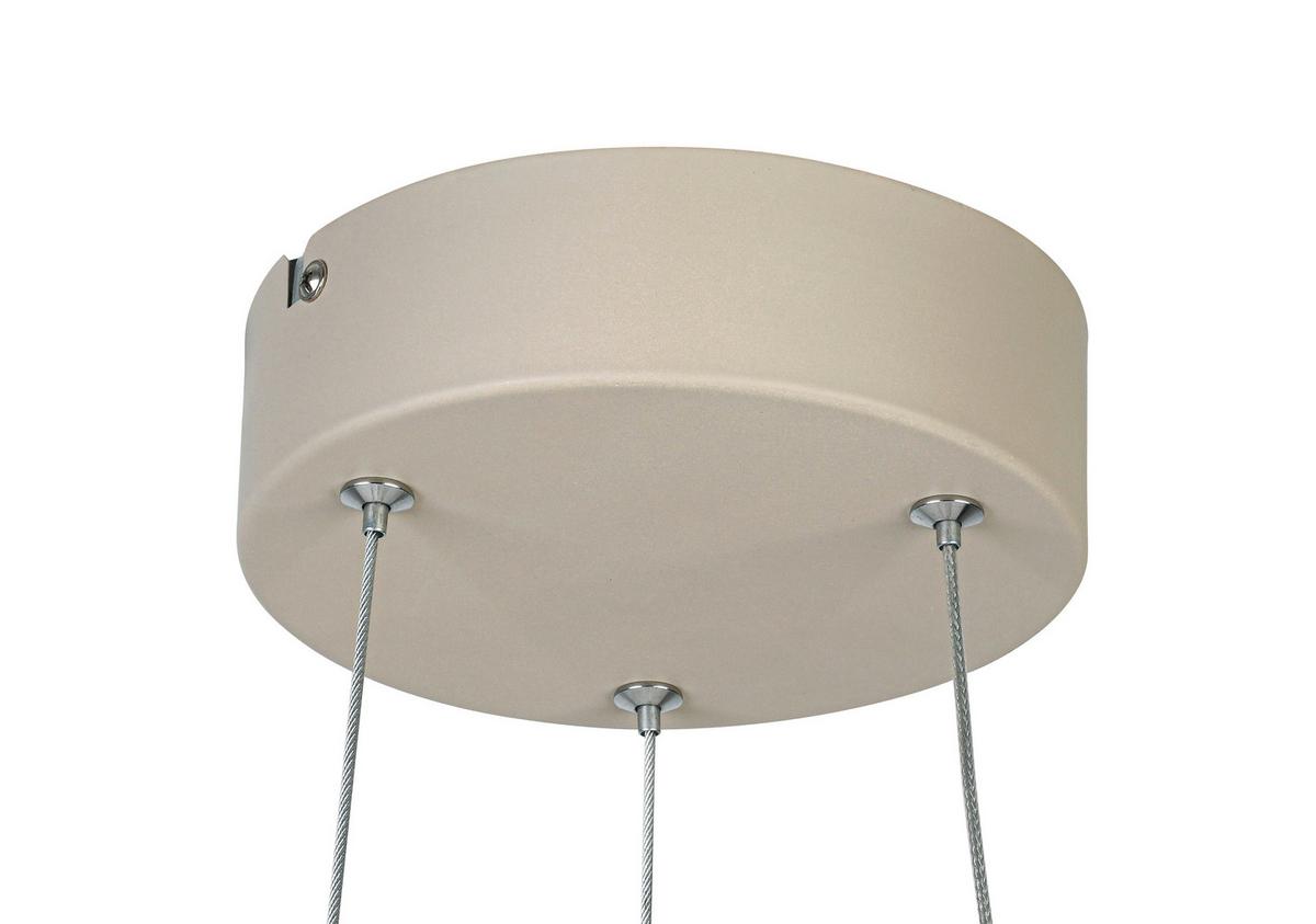 LAMPA WISZĄCA TARA - kolor piaskowy, Trend, tworzywo sztuczne/metal (41,5/120cm) - Collet's Monde