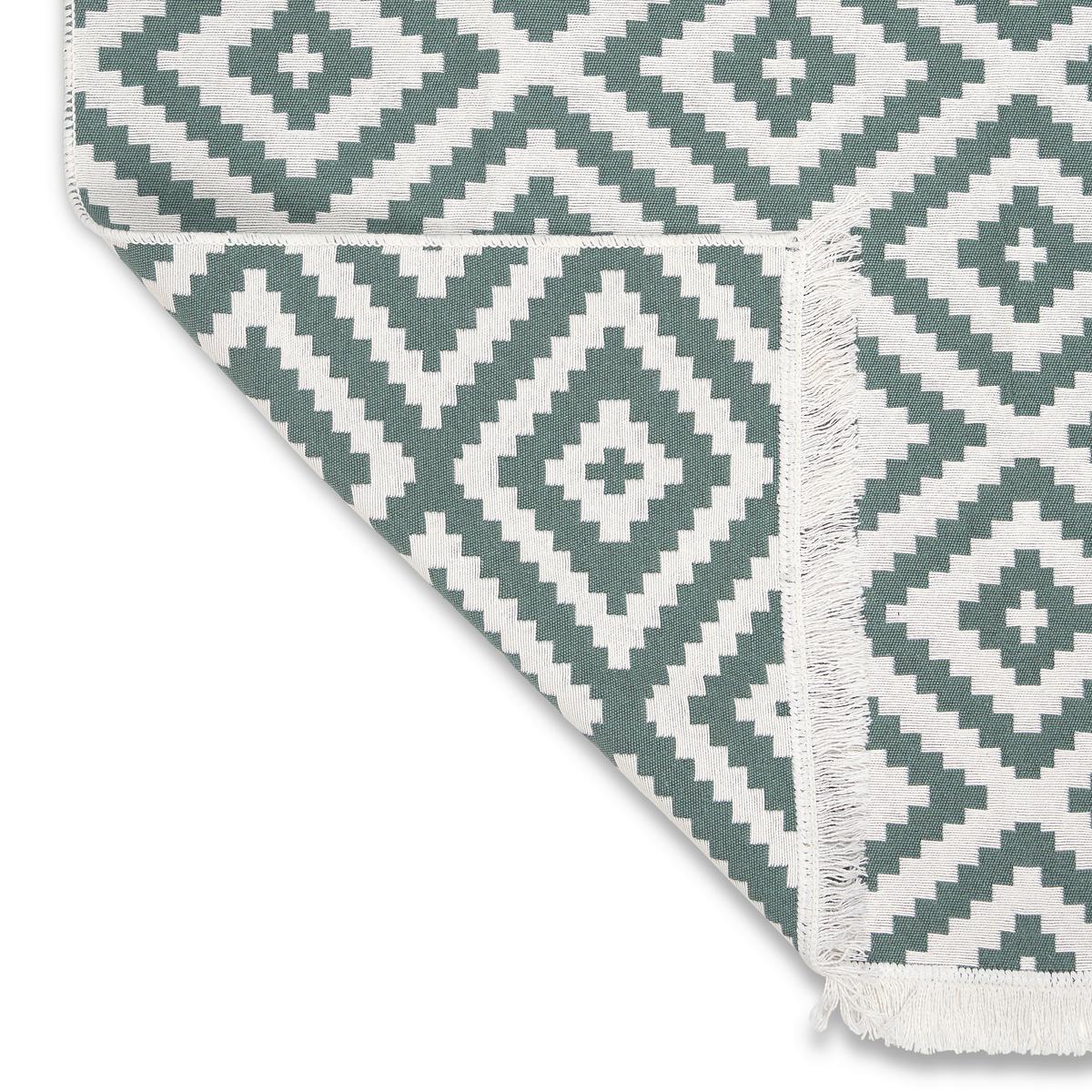 Ročno Tkana Preproga Inaya 2 - zelena/bela, Moderno, tekstil (120/170cm) - Mömax