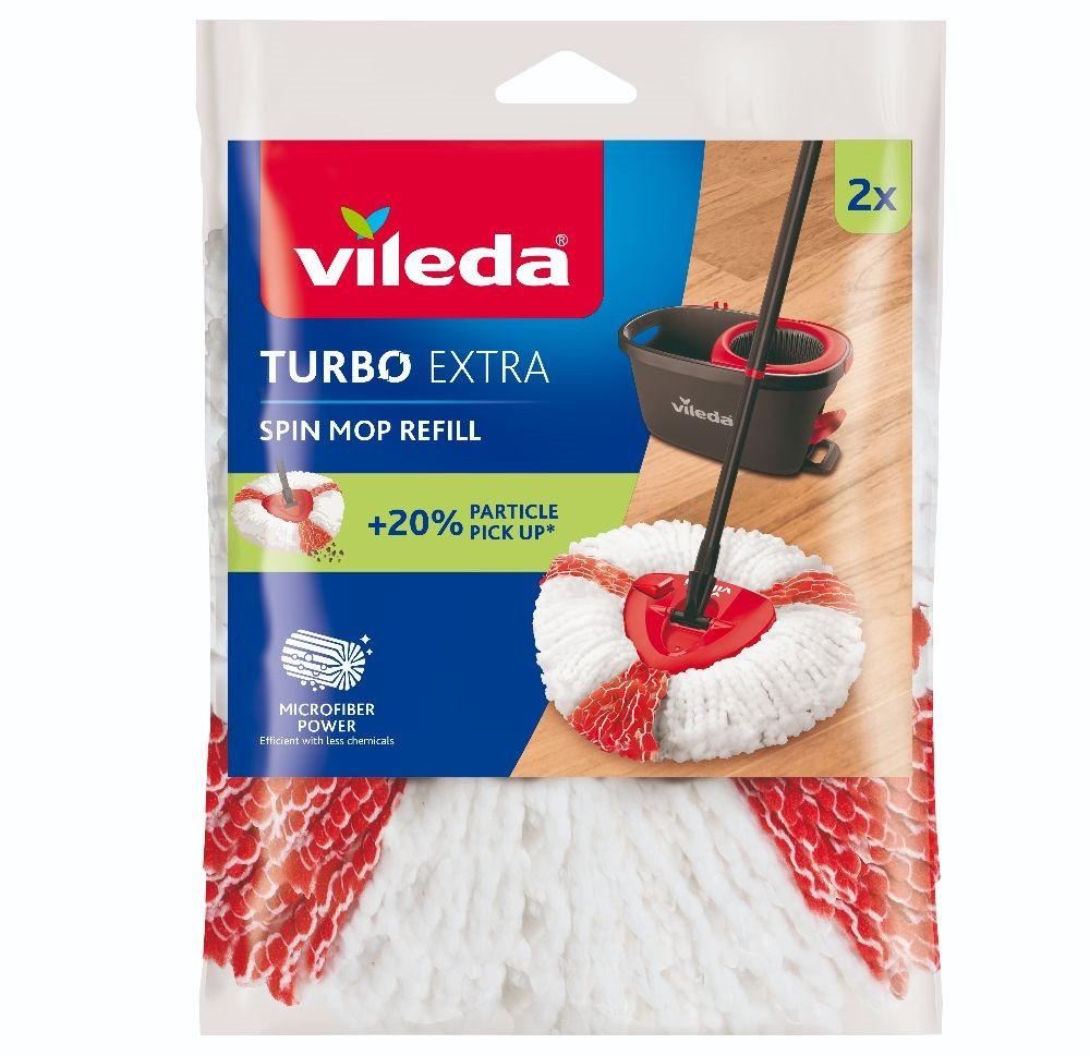 Pótfelmosófej Vileda Turbo Extra Multipack - többszínű, textil (30/27/7cm) - Vileda