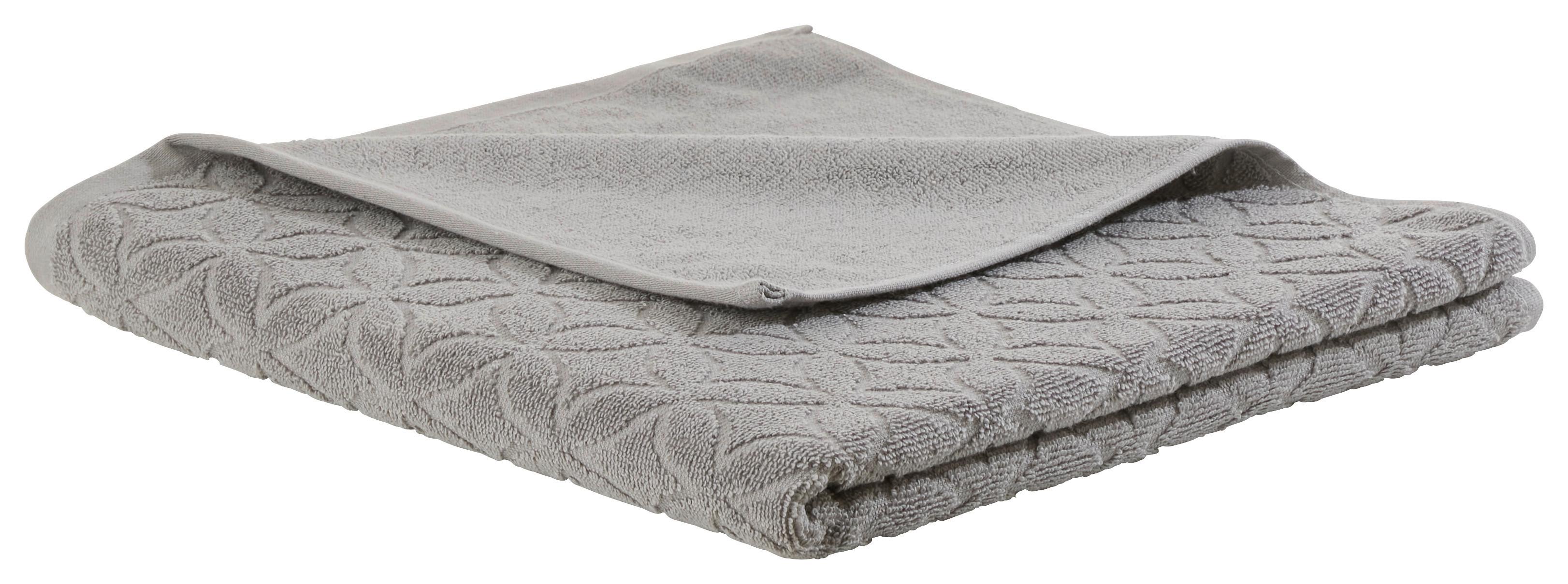 Duschtuch Naime in Grau ca. 70x140cm - Grau, Lifestyle, Textil (70/140cm) - Modern Living