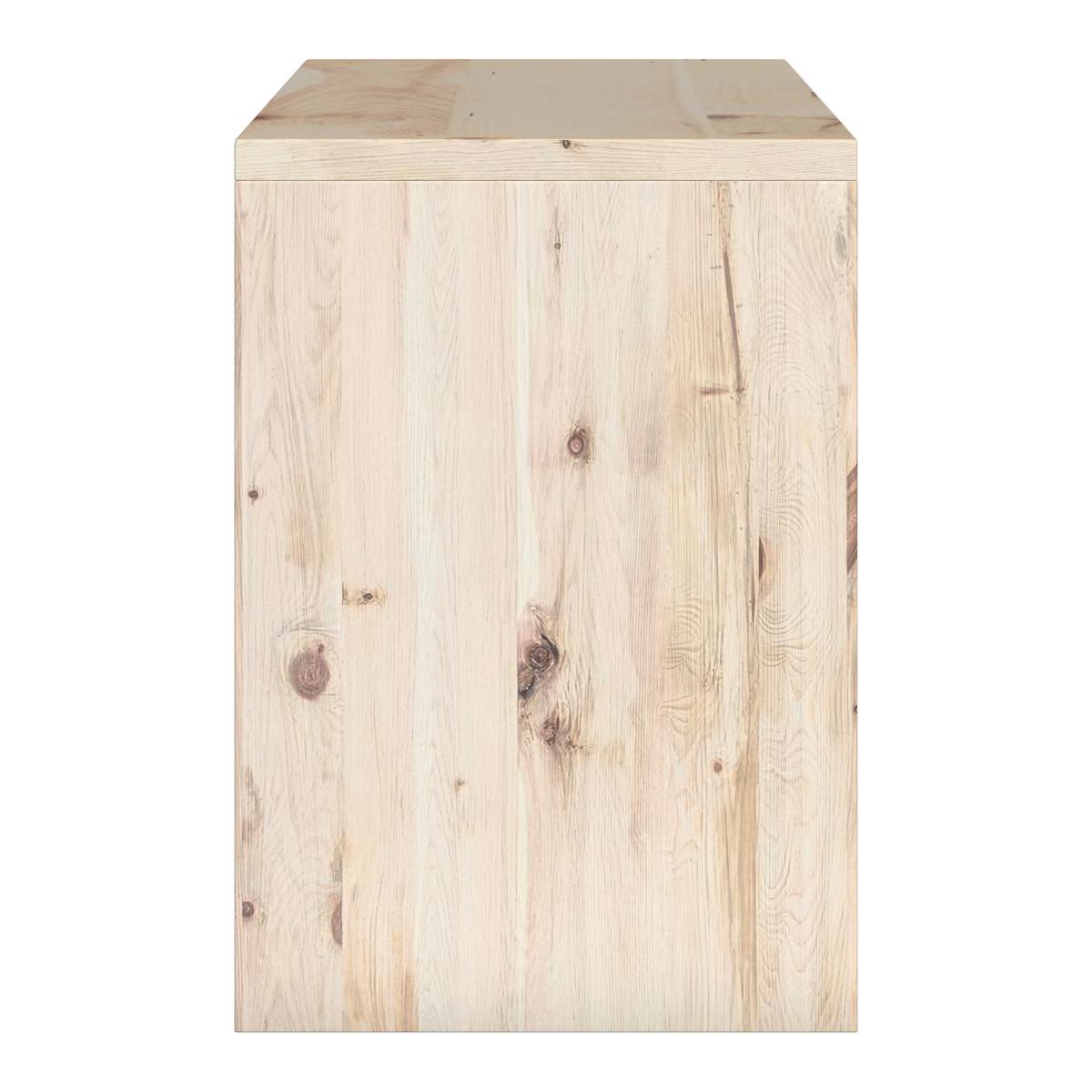 Nachtkästchen Sonja Naturfarben - Naturfarben, KONVENTIONELL, Holz (45/45/30cm) - Mömax