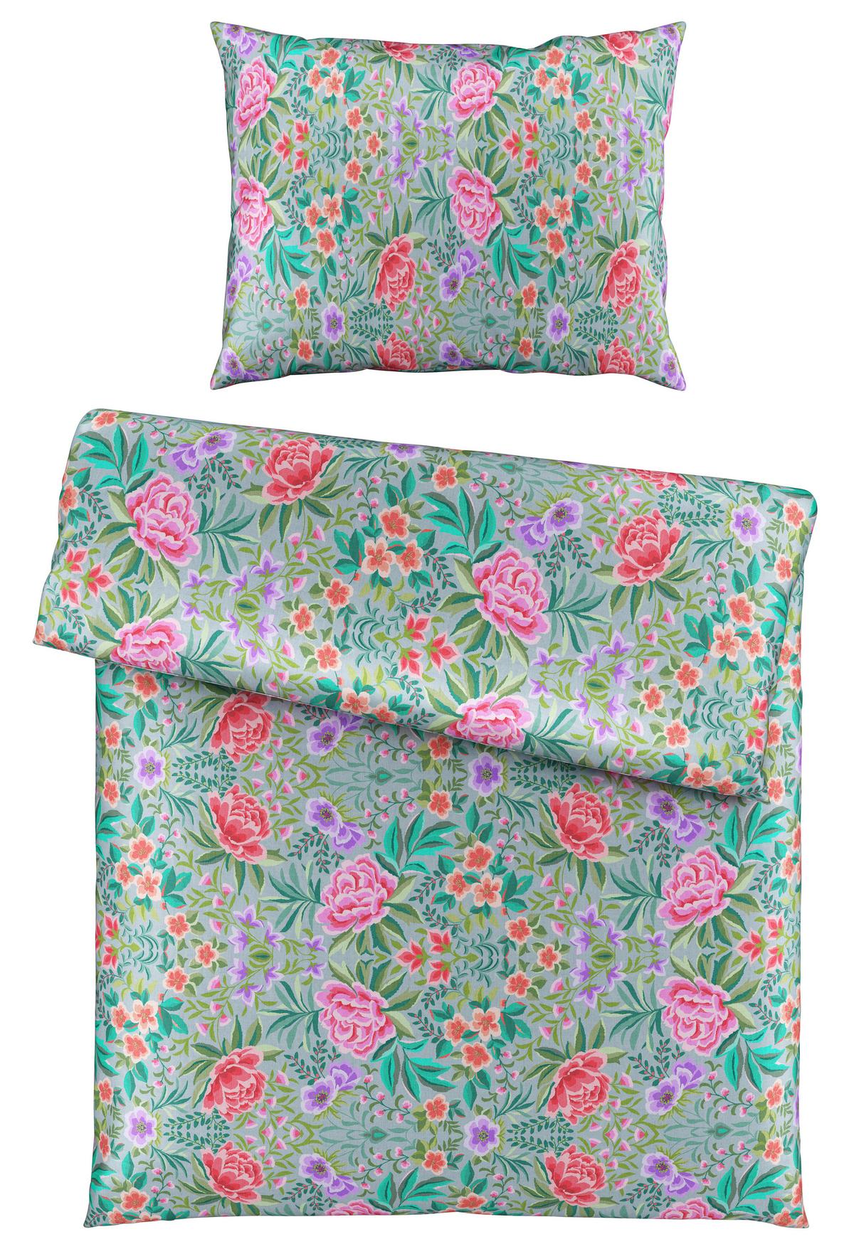 Lenjerie de pat Vivien cca. 140x200/50x70 cm - multicolor, Romantik / Landhaus, textil (140/200cm) - Mömax
