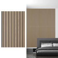 Akustikpaneel Eiche - Eiche Bianco/Eichefarben, Basics, Holz/Holzwerkstoff (56/120/1.8cm) - Novel