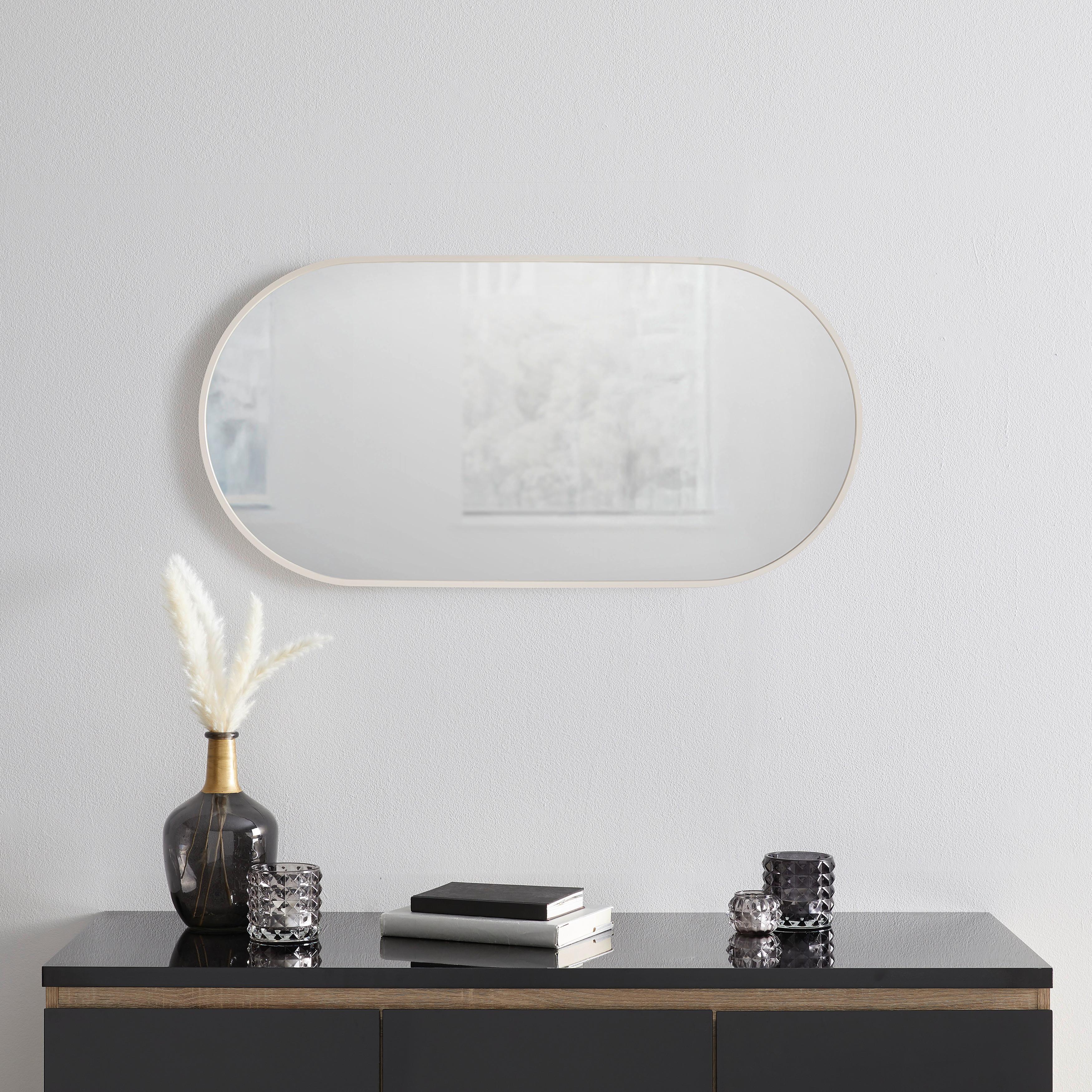 VÄGGSPEGEL BRITT -SB- - kashmir, Modern, metall/glas (40/80cm) - Mömax