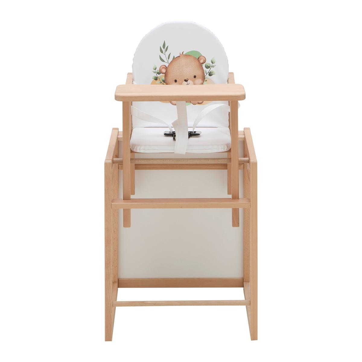 Kombihochstuhl Wiki Natur-/Buchefarben - Buchefarben/Naturfarben, Holz (93/46/46cm)