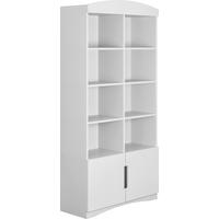 Regal Classic, Bela - bela, Moderno, leseni material (90/188,2/36cm) - MID.YOU