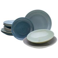 ZASTAWA STOŁOWA REACTIVE AQUA - różnokolorowy, Modern, ceramika (31,5/31,5/38cm) - Creatable