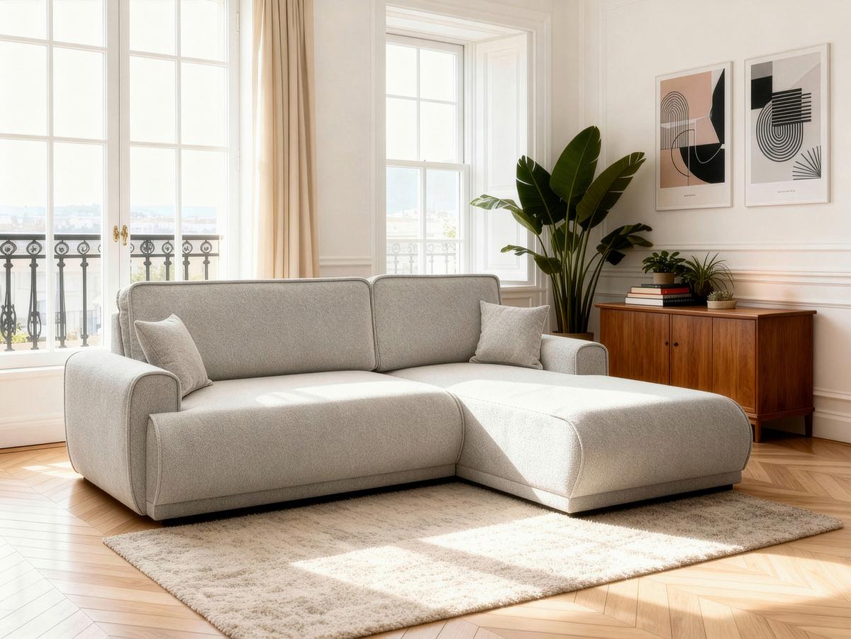 Coltar ALBIA - grej, Trend, lemn (248/170cm)