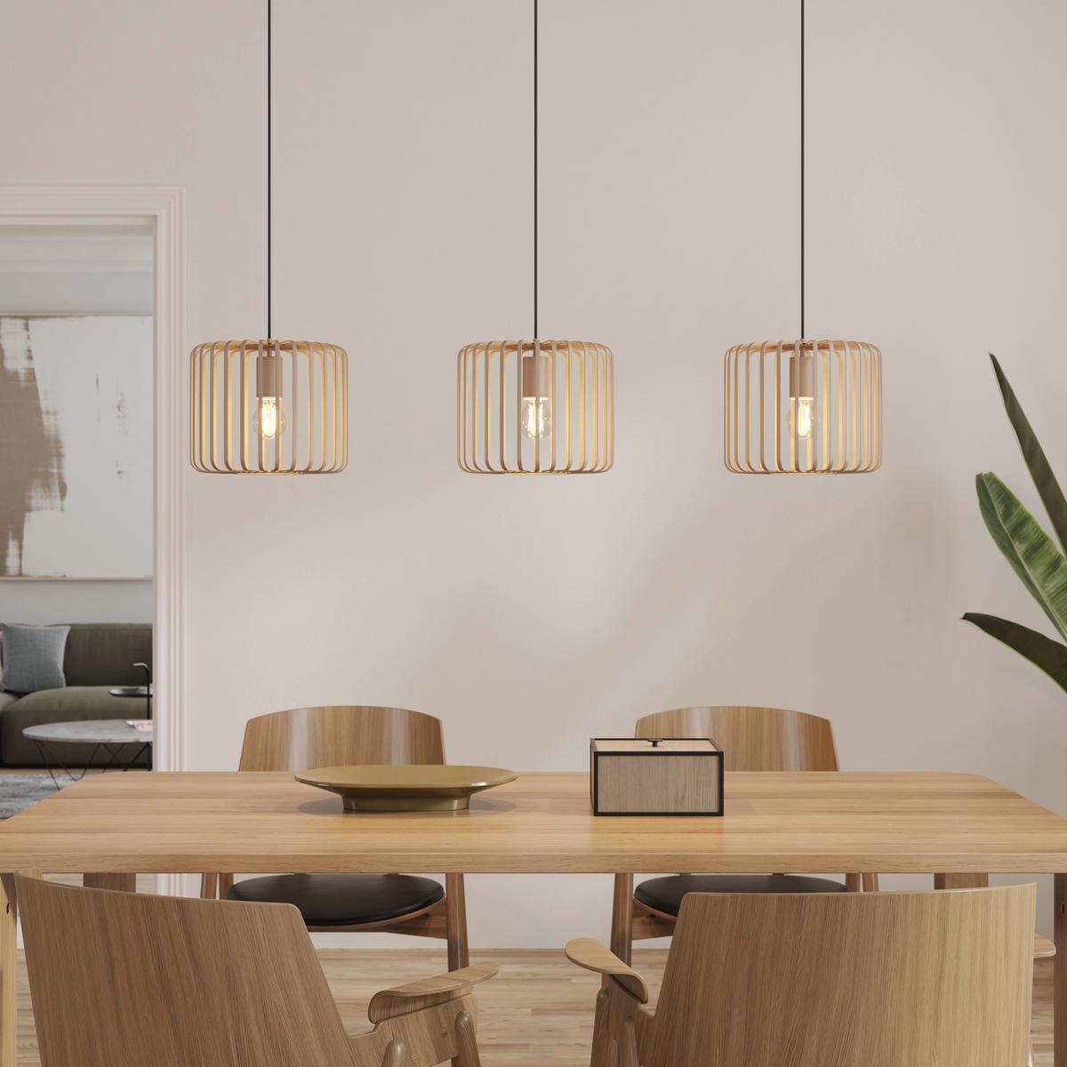 LAMPA WISZĄCA COVENTRY *SBN* - kolor piaskowy, Konventionell, metal (110/25/120cm) - Novel