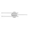 LED-TAKLAMPA ROLLIM - vit/nickelfärgad, Klassisk, metall/plast (14/54,5/6,5cm) - Mömax