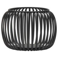 Teelichthalter Fiola Schwarz - Schwarz, Metall (14/10cm) - Mömax