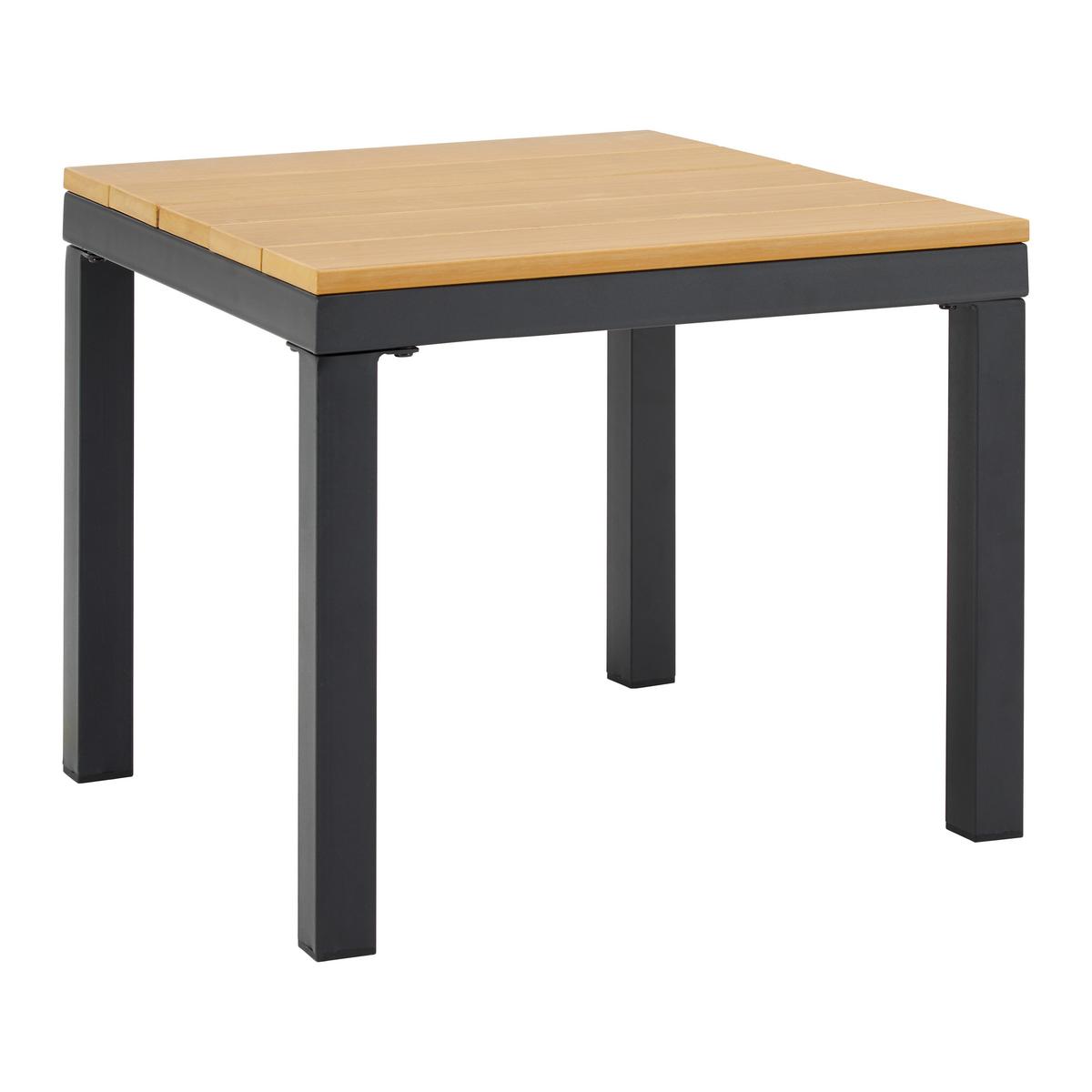 KOMPLET MEBLI TARASOWYCH ARIANNA - czarny, Modern, tworzywo sztuczne/metal (146/76/75cm) - Bessagi Garden