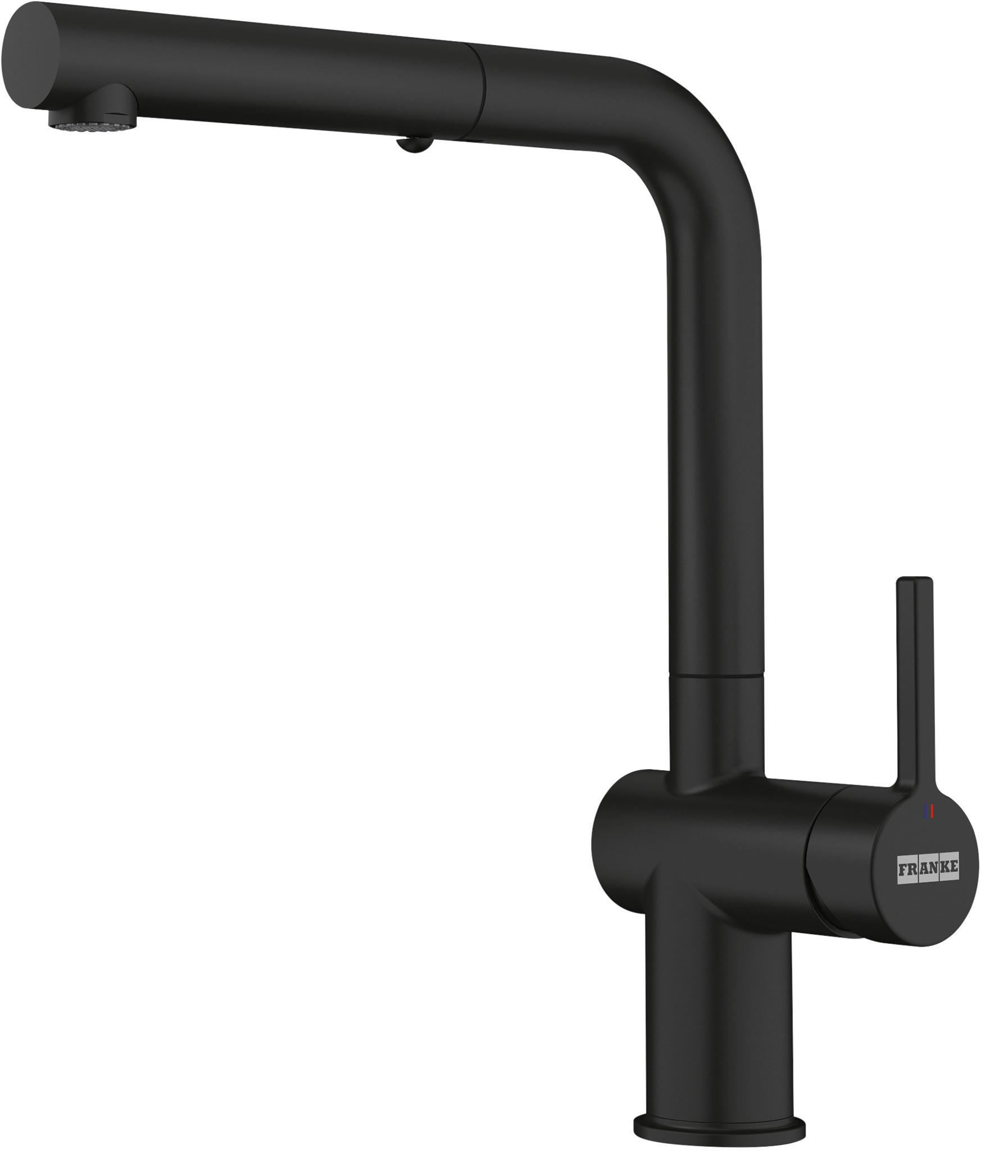 Spültischarmatur in Schwarz - Schwarz, Trend (31,2cm) - Franke
