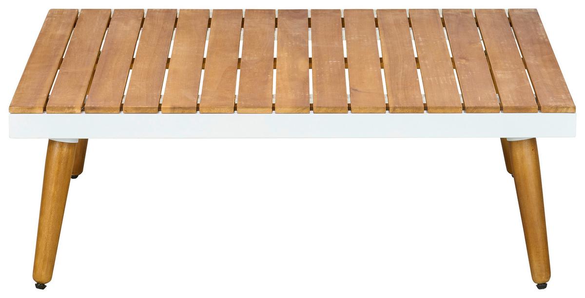 Lounge Garnitura Madeira, Bela, Siva, Les Akacije - temno siva/bela, Moderno, kovina/tekstil (90/30/70cm) - Beldano