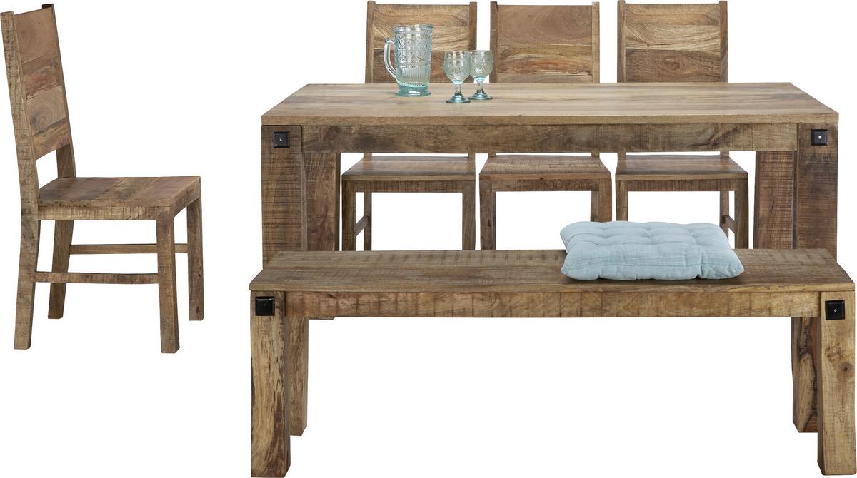 Jedilna Miza Industry, Ca. 160x90 Cm - naravne barve, Trendi, les (160/76/90cm) - Zandiara