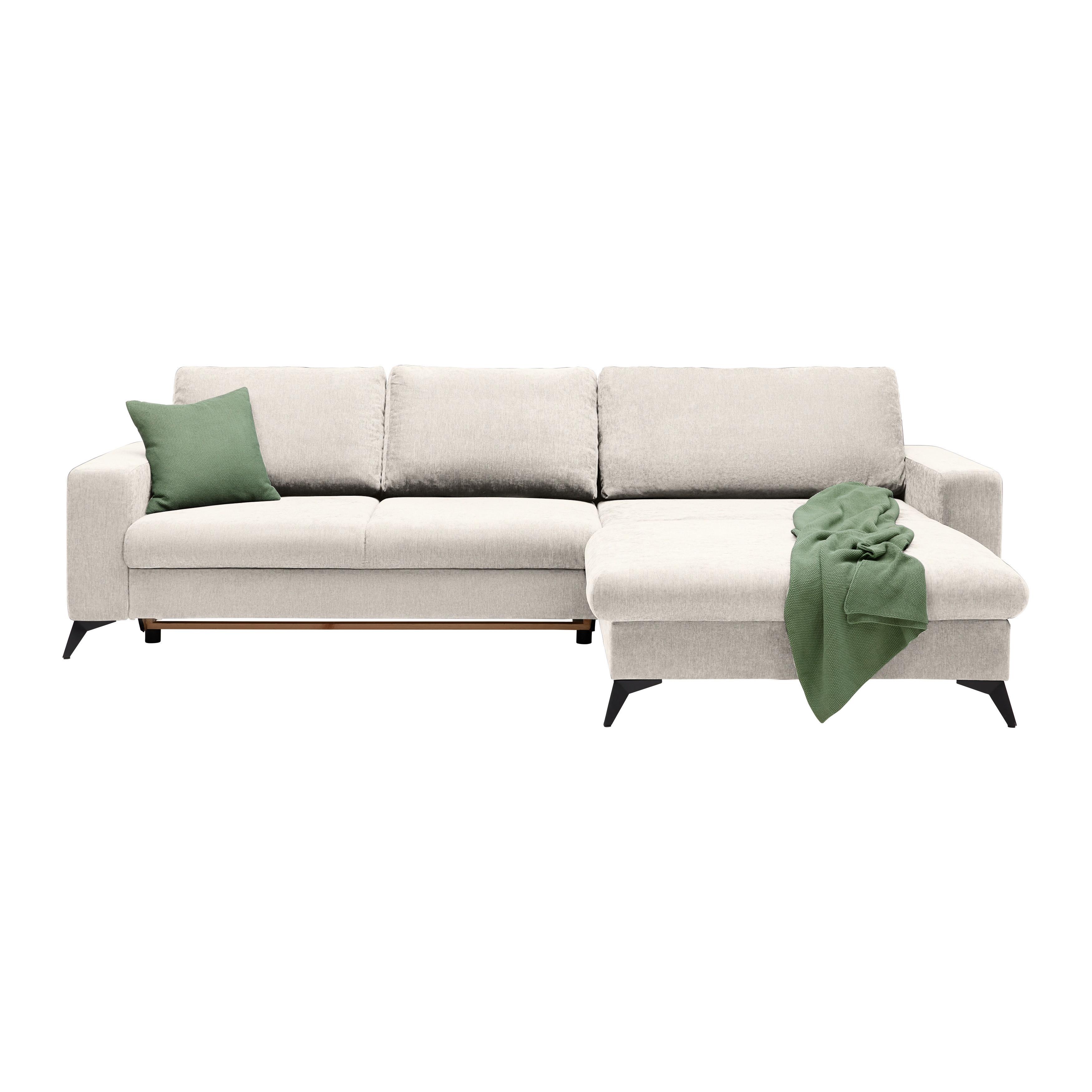 Ecksofa Sunny Hellgelb - Hellgelb, MODERN, Textil (290/87/178cm) - Mömax
