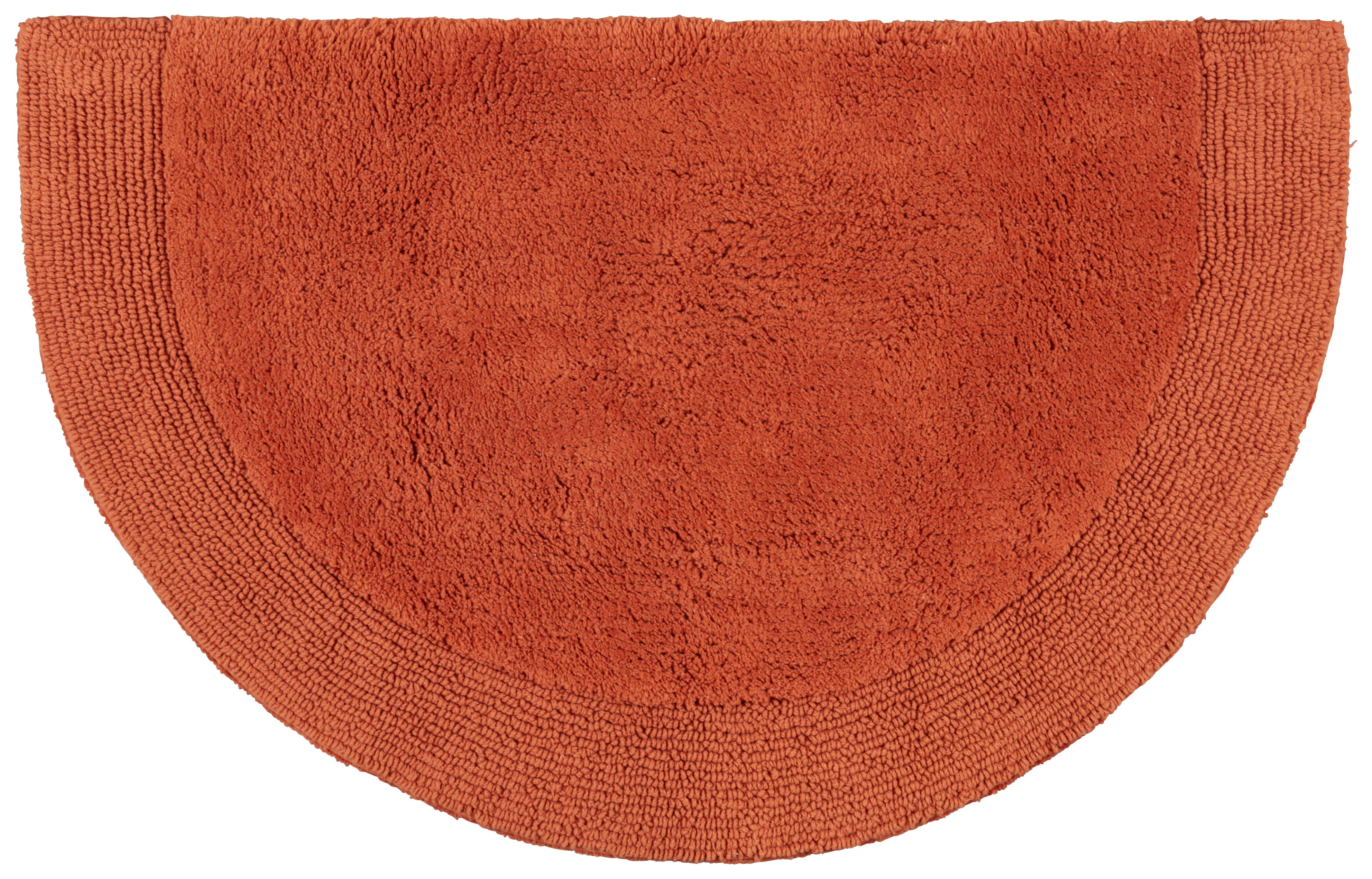 Fürdőszobaszőnyeg Karen - Narancs, konvencionális, Textil (50/80cm) - Premium Living
