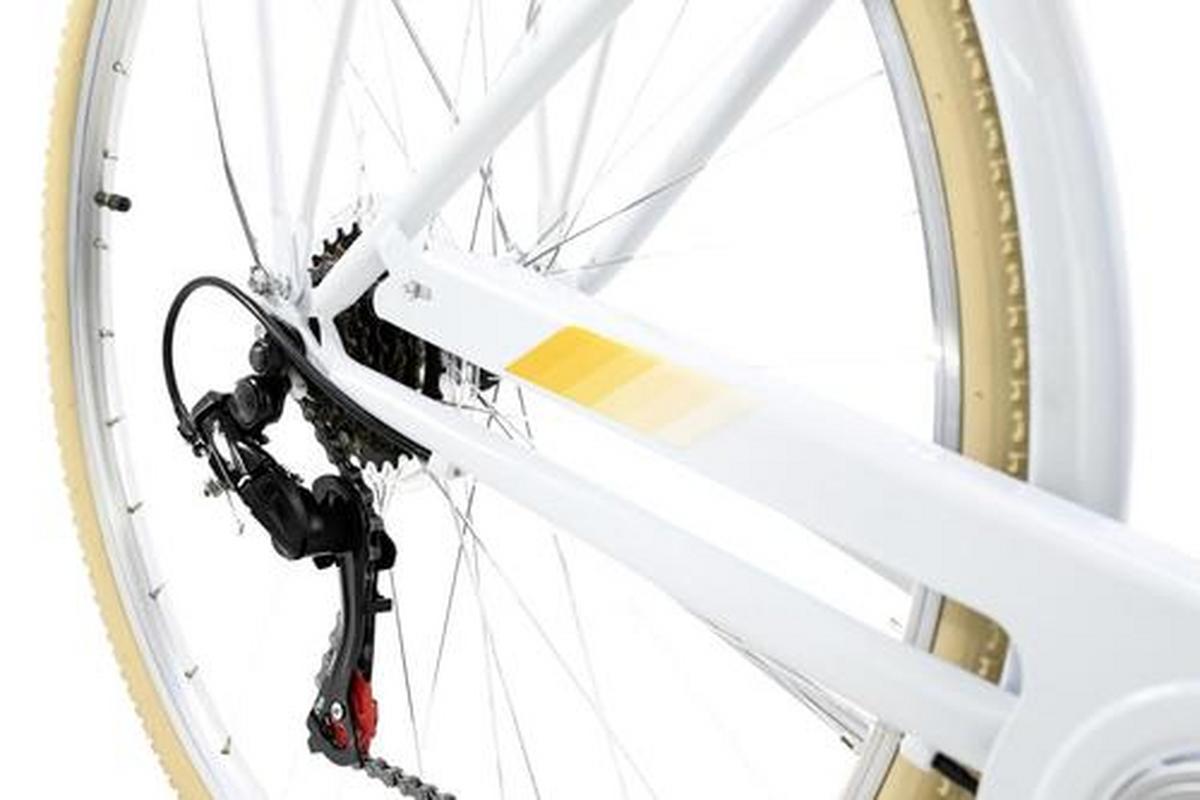 Citybike 28'' Cantaloupe RH 48cm - Gelb/Weiß, Basics, Metall (180/70cm) - Atrigo