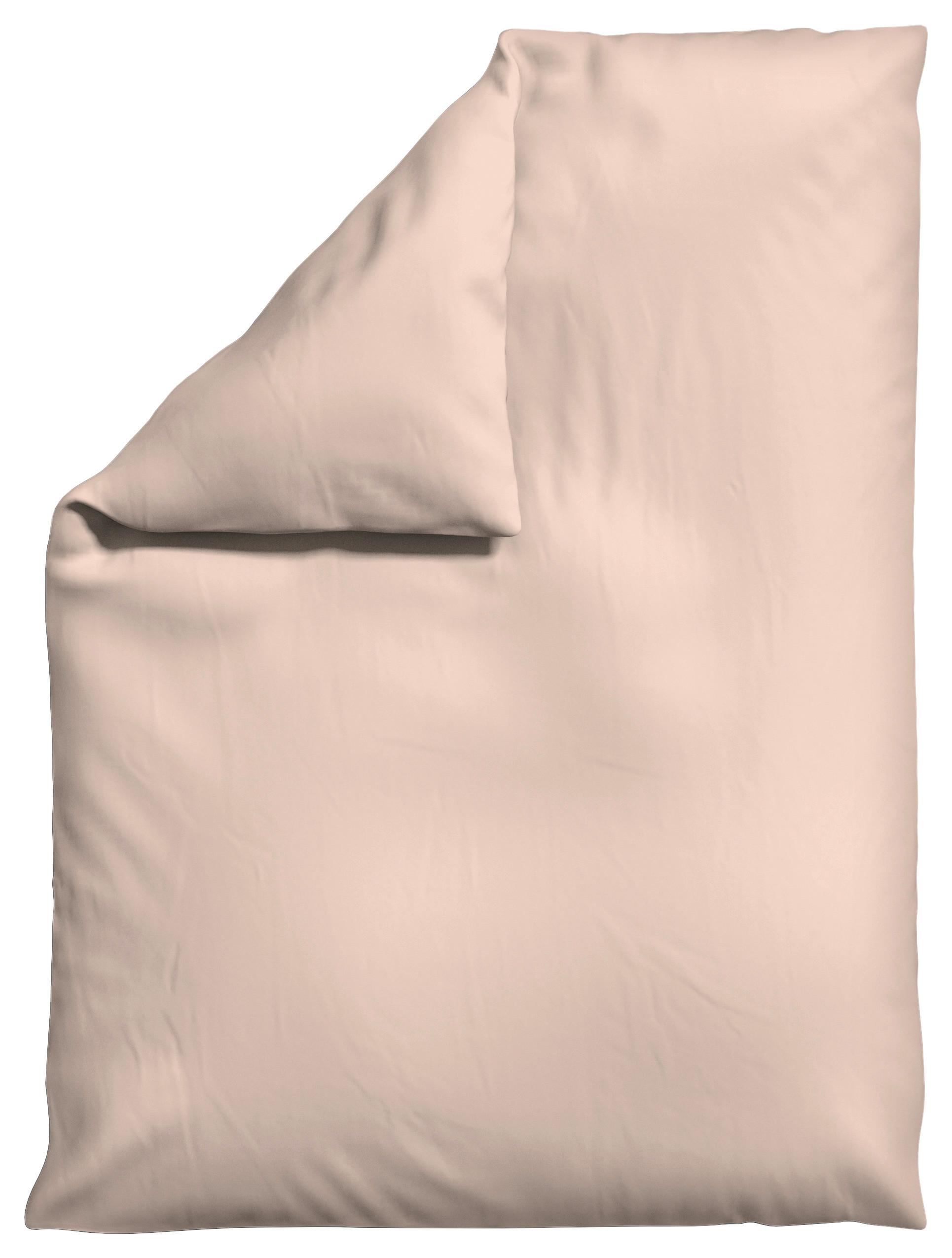 Bettdeckenbezug Woven Satin Hellrot ca. 155x220cm - Hellrot, Basics, Textil (155/220cm) - Schlafgut