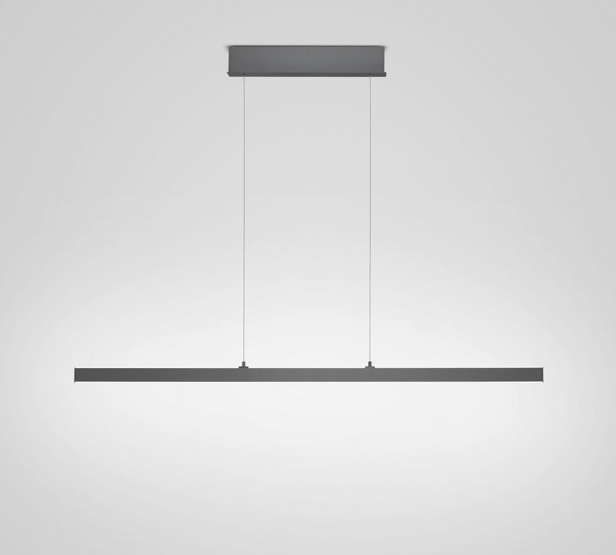 LAMPA WISZĄCA LED 20687/1-39 KARO - antracytowy, Design, metal (130/4,3/60-180cm) - Hell