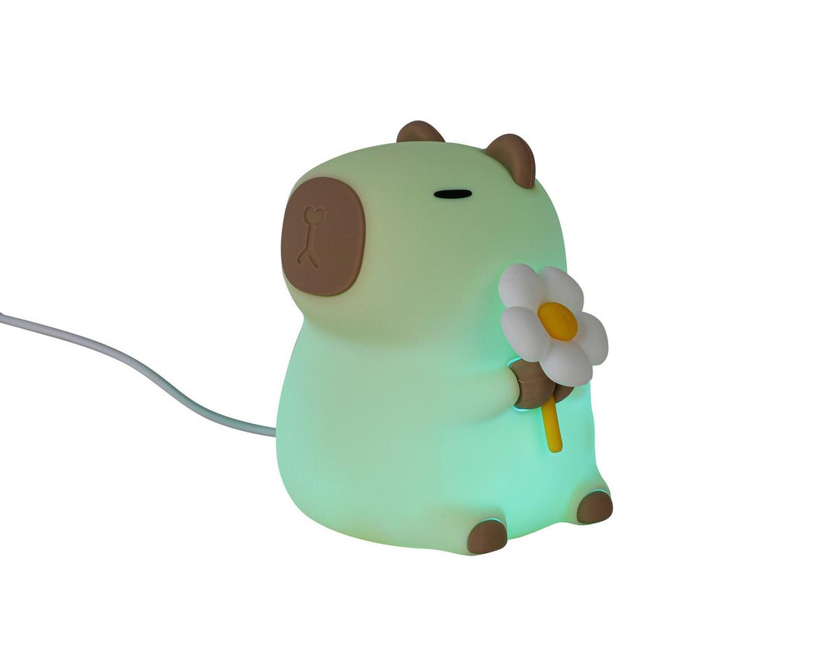 Nachtlicht Capybara Creme max. 2,5 Watt - Creme, MODERN, Kunststoff (9,2/11,1/9,1cm) - Mömax