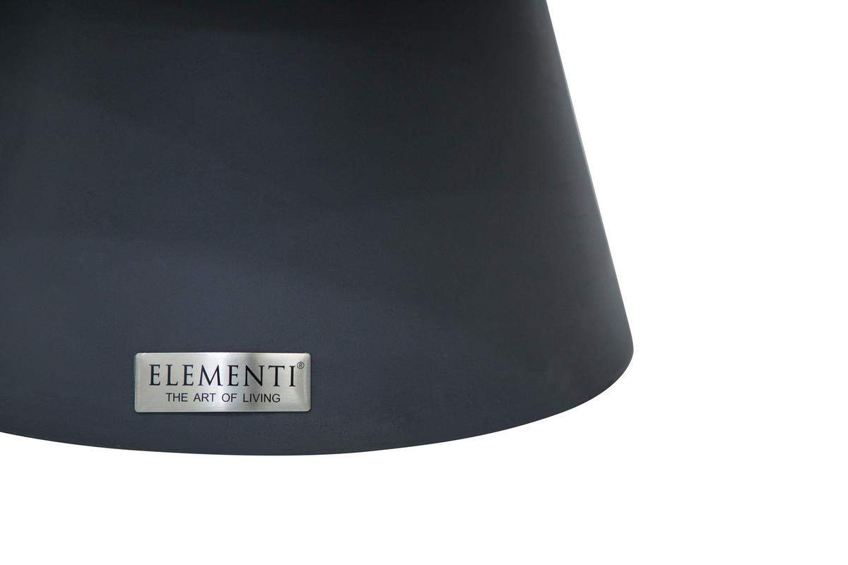 Loungetisch Kylix Faserbeton Dunkelgrau - Dunkelgrau, MODERN, Stein (86/86/35,6cm) - Gardenson