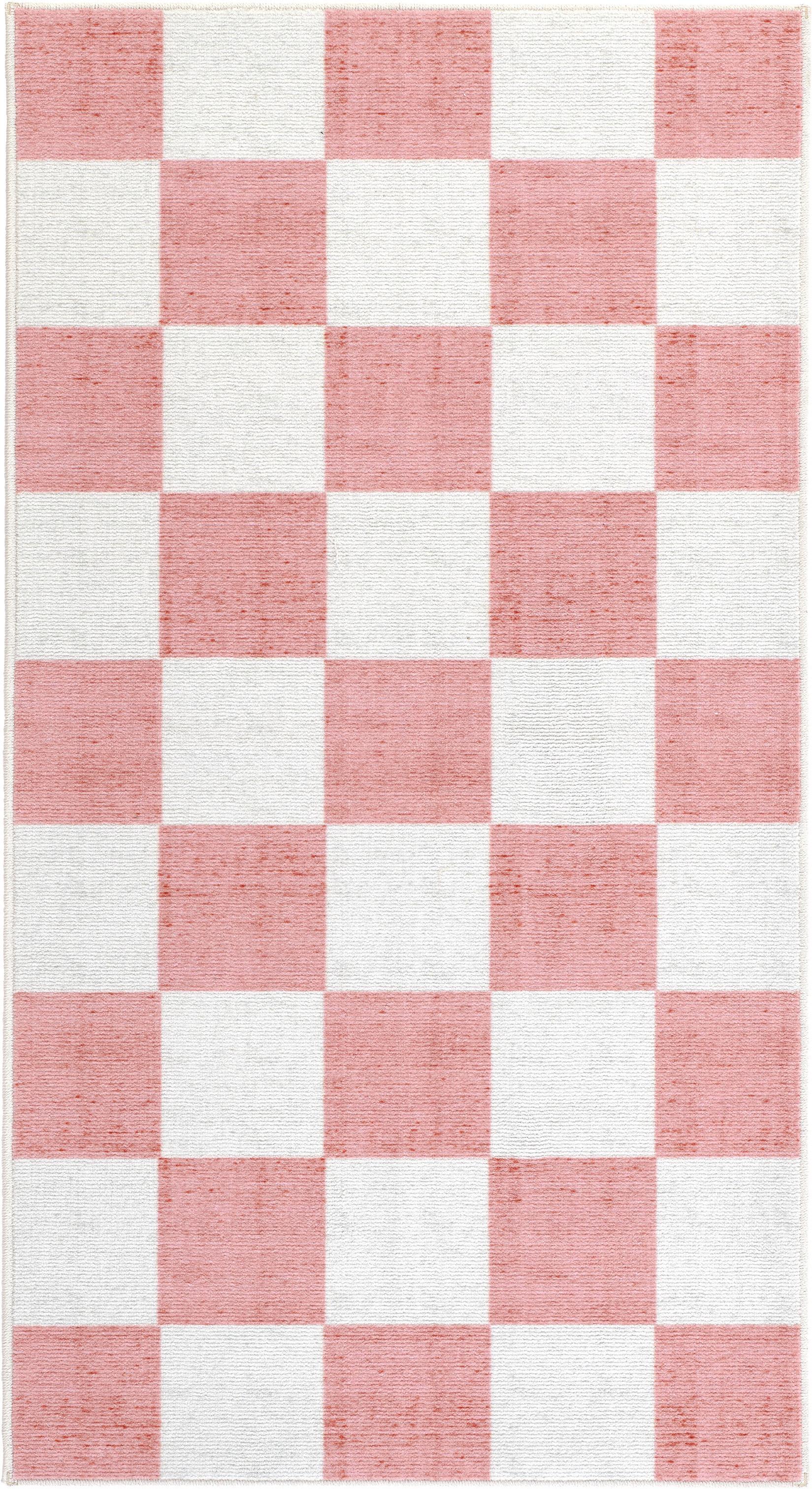 DYWAN TKANY NA PŁASKO JACK MESIO-URBAN8160 - szarobiały/jasnoróżowy, Design, tkanina (80/150cm) - Lindorug