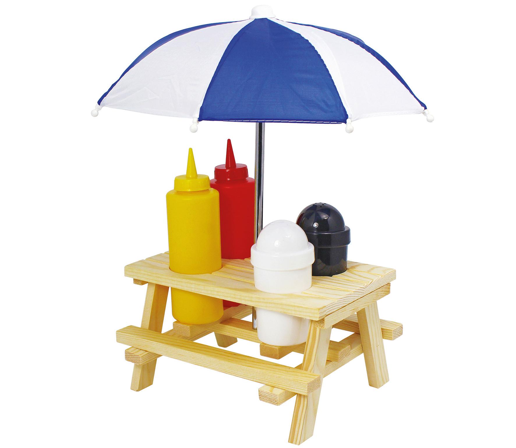 ZESTAW PRZYPRAWNIKÓW 1069682504 - różnokolorowy, Basics, tworzywo sztuczne/drewno (28/28/32cm) - KÜCHENPROFI