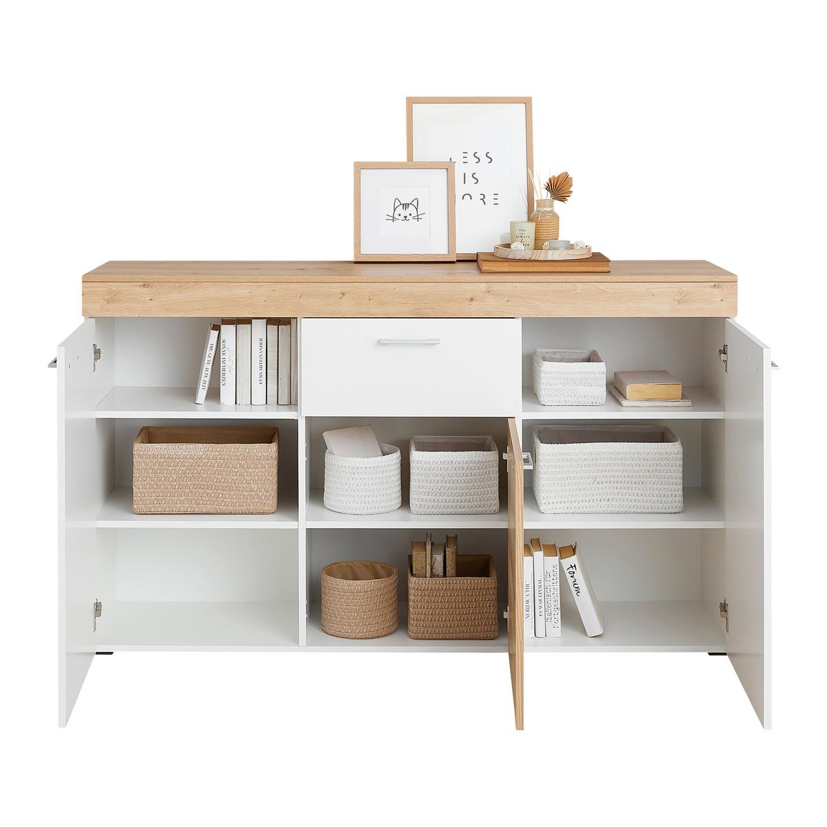 Comodă cu uși VALENCIA - Modern, material pe bază de lemn (150/89,1/40cm) - Modern Living