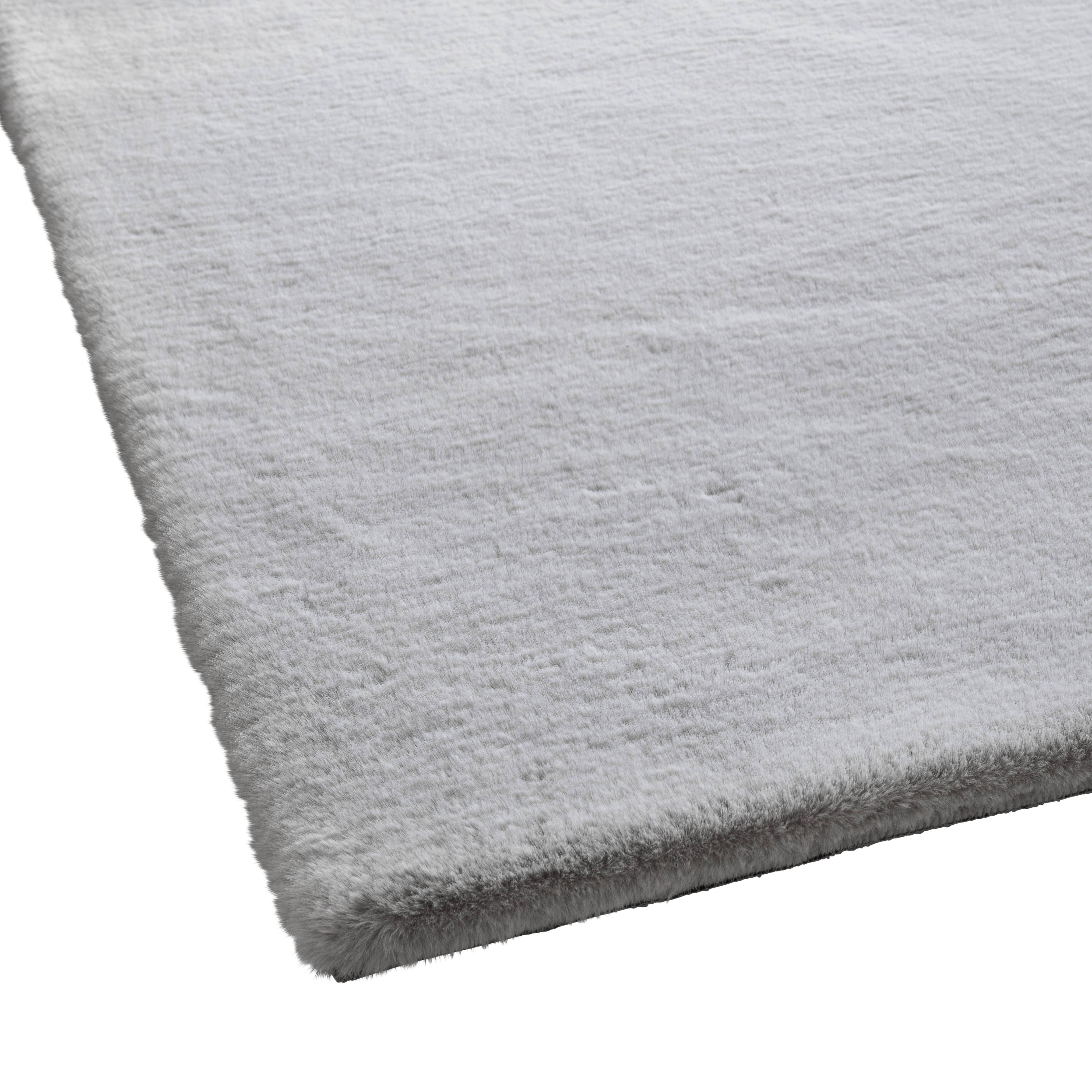 KONSTFÄLL DENISE 3 -AKT- - antracit, Romantik / Lanthus, textil/päls (160/220cm) - Mömax