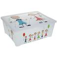 Box mit Deckel Kiddys in Weiß - Weiß, Kunststoff (42/35/15cm) - MÖMAX modern living