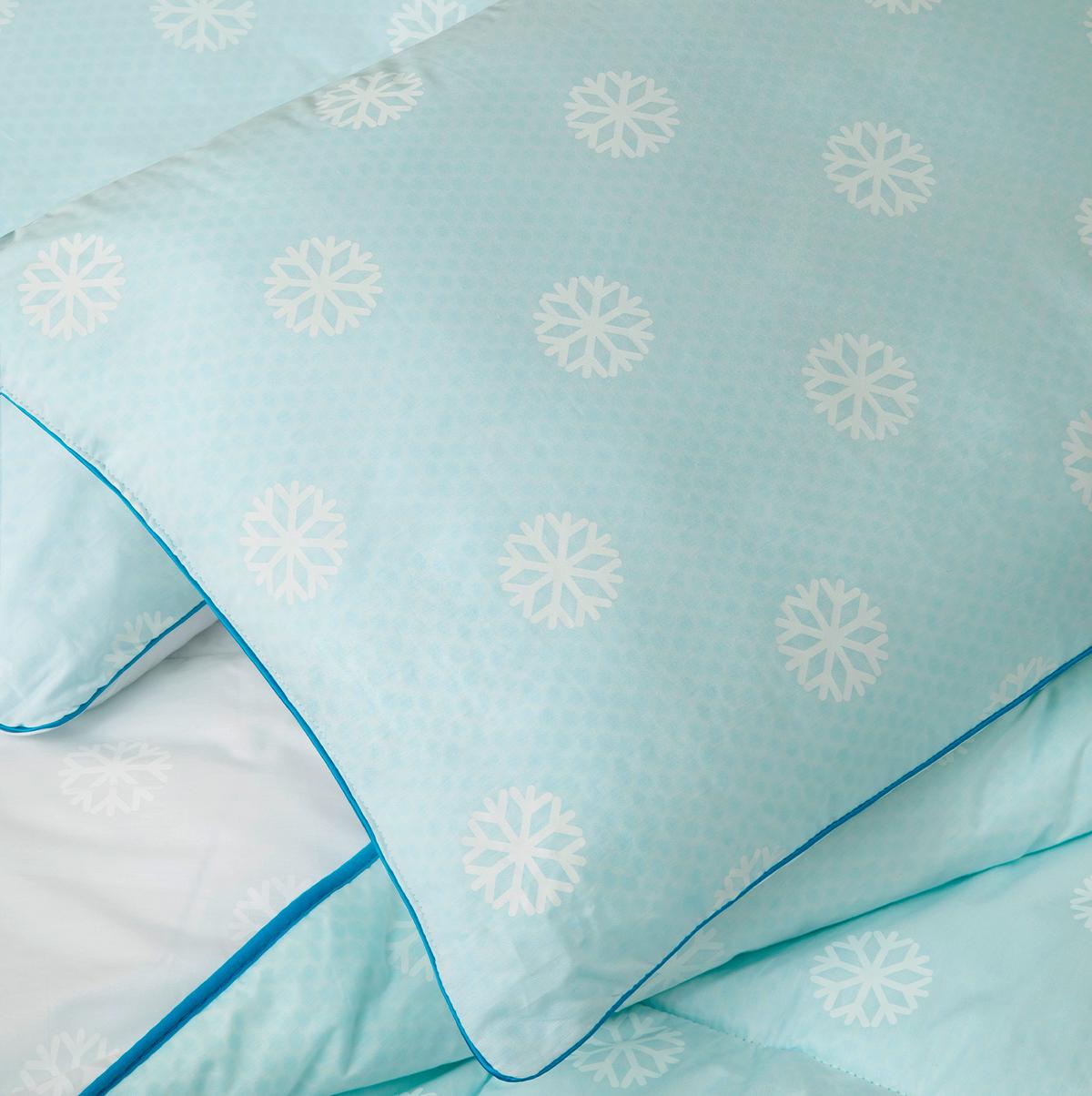 Kopfkissen Dacron Climarelle Cool ca. 40x80xcm Hellblau - Hellblau, Basics, Textil (40/80/20cm) - Yatas