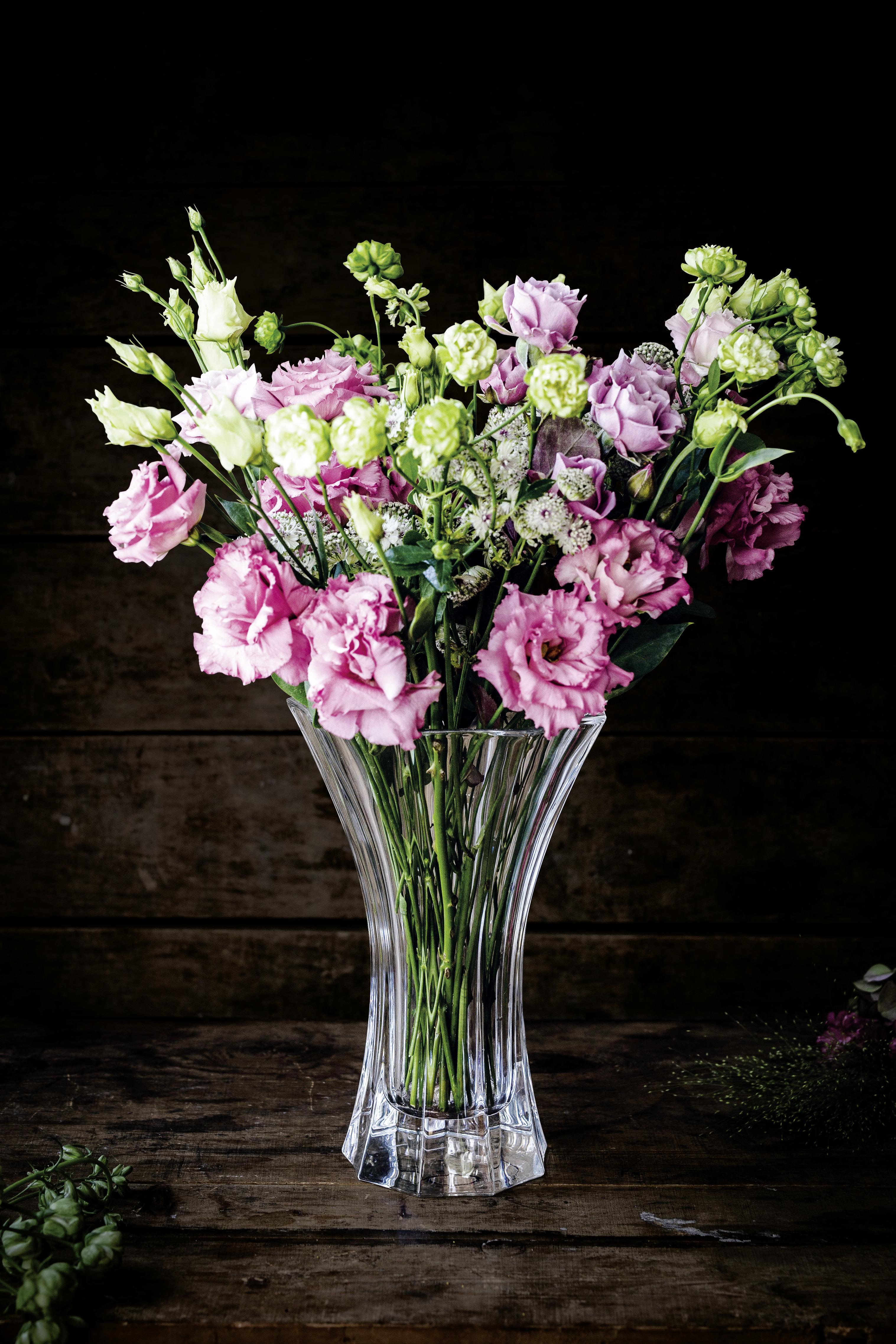 Vase Saphir aus Glas - Klar, MODERN, Glas (16,6/24,0/16,6cm) - Nachtmann