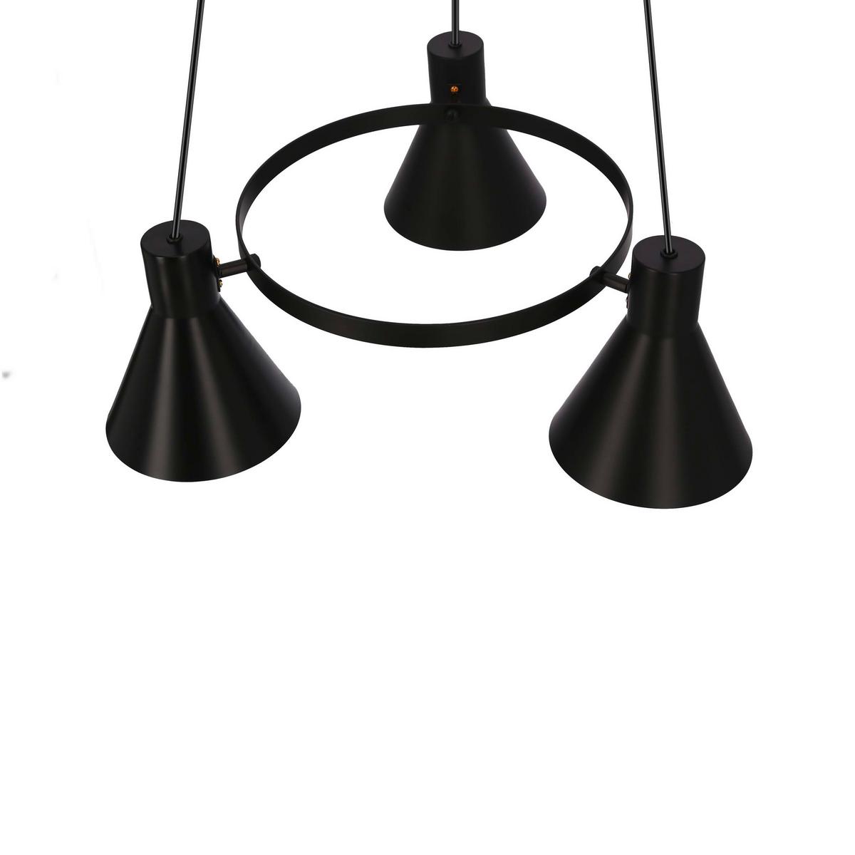 Viseća Svjetiljka More - zlatne boje/crna, Design, metal (55/55/100cm)