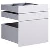 Schubladenset Unit in Hellgrau - Hellgrau, Modern, Holzwerkstoff (45,3/50,3/47cm) - Based